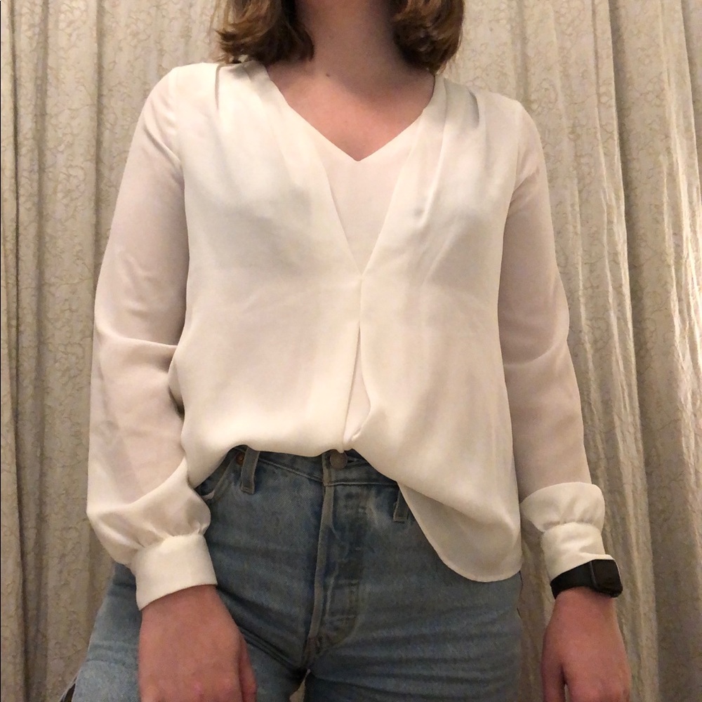 Vintage White Blouse